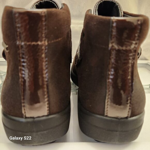 Romika MADERA - Ankle boots Brown Suede/ Patent Leather Size 36. NIB. US 5-5.5 - Picture 8 of 12
